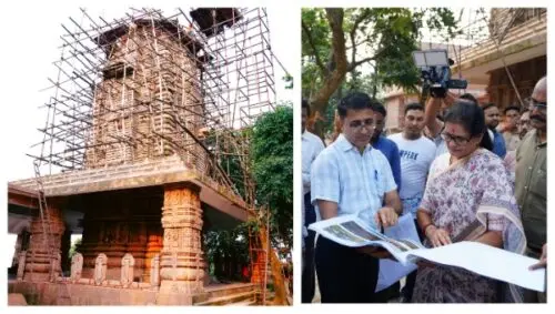 Bhubaneswar Shikhar Chandi Temple Transformation: Phase 1 Targeted Before Navratri