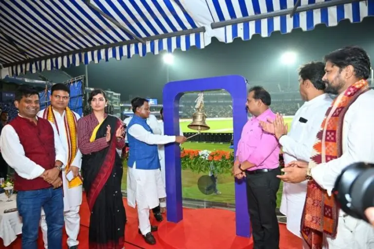 Mohan Majhi Bell Ringing Ceremony