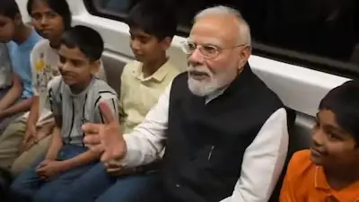 PM Modi on Delhi Metro