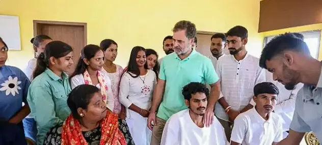 ‘Education Is A Right, Not Privilege’: Rahul Gandhi Tells Tribal Students In Maharashtra’s Nashik