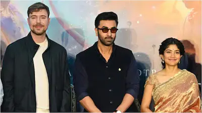 Ranbir Kapoor’s ‘Jai Shree Ram’ Moment With MrBeast At Ramayana Event Goes Viral