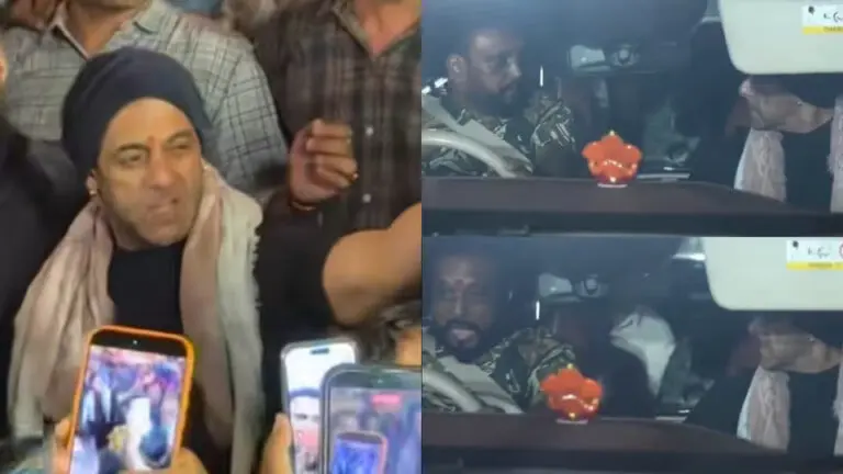 Salman Khan’s Ganpati Visit Turns Chaotic As Fan Is Allegedly Hurt By His Car
