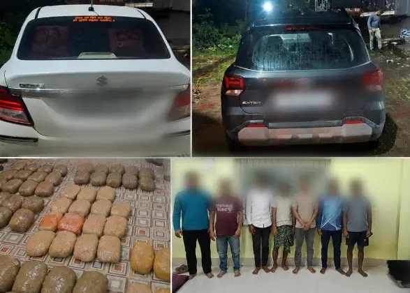 Odisha Police Bust Ganja Smuggling Racket Using E-Commerce Courier Service; 7 Arrested