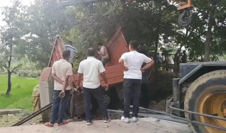 Driver Crushed To Death As Iron Rod-Laden Truck Overturns In Odisha