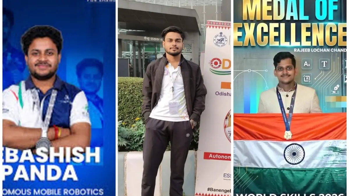 3 Odisha Skilled Youths Get Medal Of Excellence At WorldSkills Competition At Shanghai