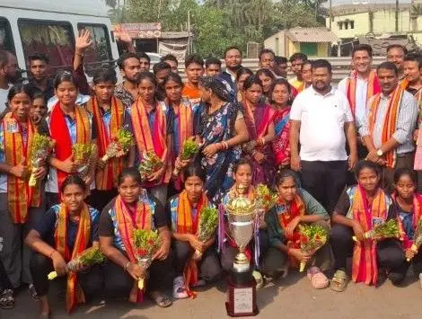Anugola Volleybal team runners-up