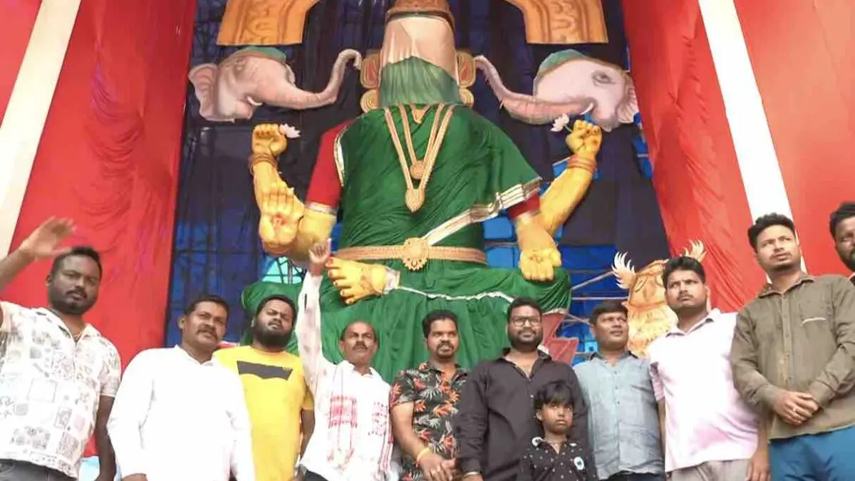 Bhubaneswar Set For Grand Gajalaxmi Celebrations As Patia Raises 80Ft Idol