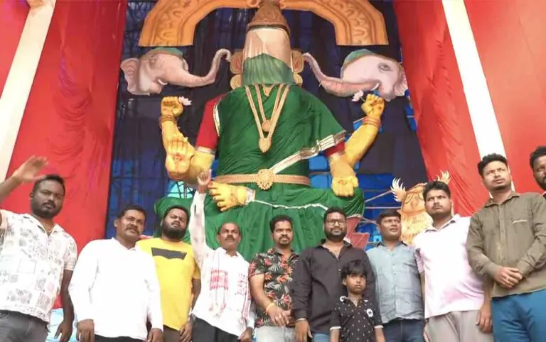 Bhubaneswar Set For Grand Gajalaxmi Celebrations As Patia Raises 80Ft Idol