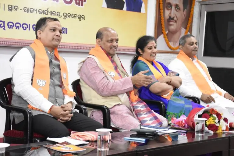 New In-Charge Purandeswari Attends Key Office-Bearers’ Meet Of Odisha BJP Ahead Of Panchayat Polls