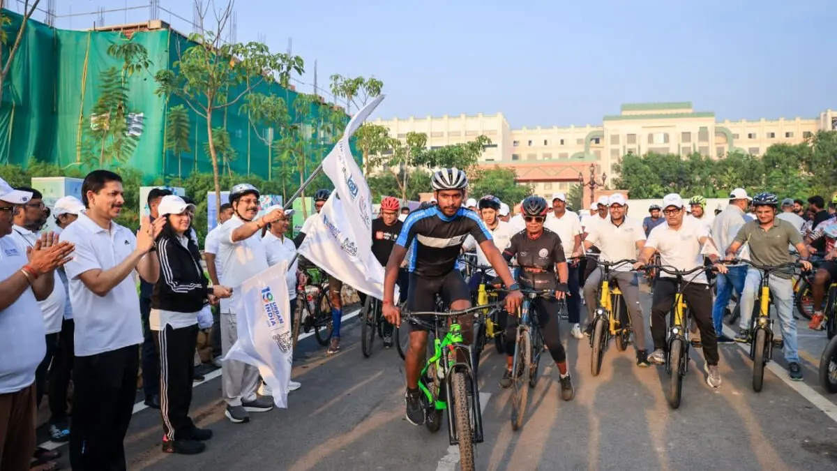 UMI 2026 Delegates Explore Bhubaneswar On Special Cycling Trail To Ekamra Kanan