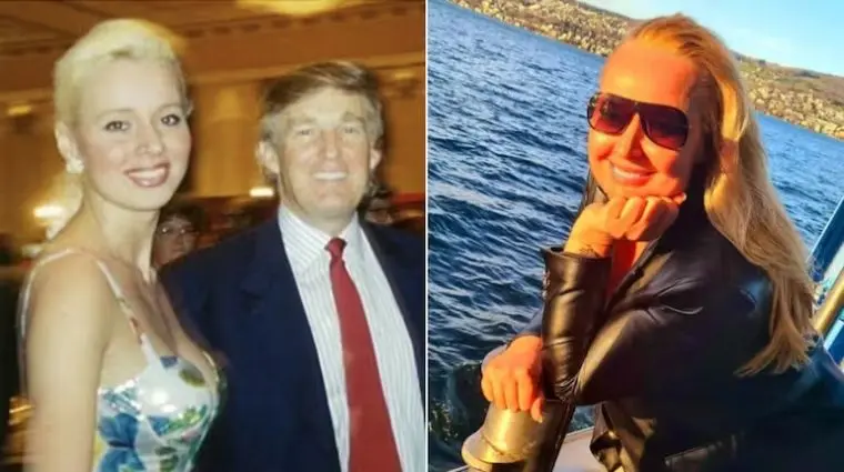Ex-Miss Switzerland Beatrice Keul and Trump
