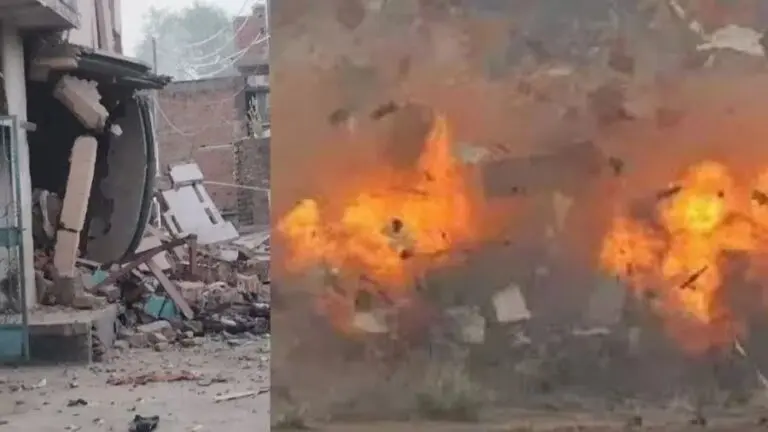 Firecracker factory explosion in Bihar