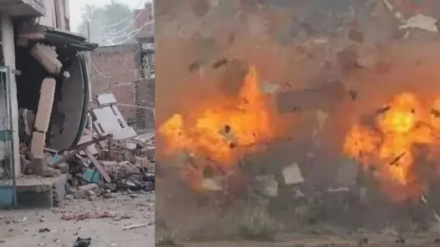 Firecracker factory explosion in Bihar