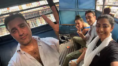Actor Imran Khan Detained In Mumbai Amid CJP Protest, Shares Picture From Police Van