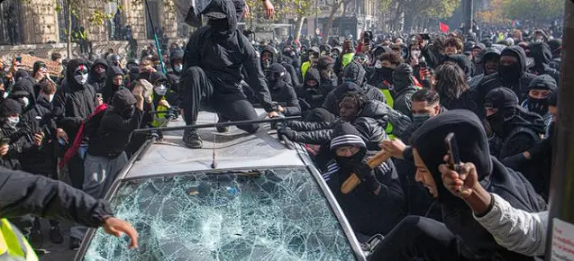 France Arrests Nearly 1,000 In Protests Marred By Violence; Minister Blames Ultra-Left Groups