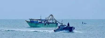 Nine Indian Fishermen Arrested By Sri Lanka Navy; Trawler Seized