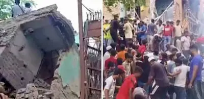 Another Building Collapses In Delhi; Several Feared Trapped