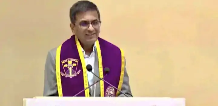 “Society Survives By Its Institutions”, Former CJI Chandrachud Says