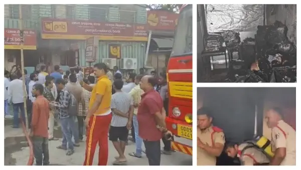 PNB Branch In Odisha’s Sundaragada Gutted By Morning Fire