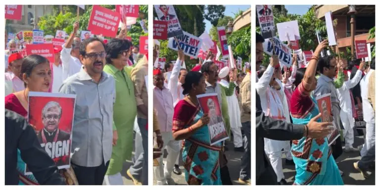 BJD Joins Opposition Protest In Delhi For CEC Gyanesh Kumar’s Resignation Over SIR