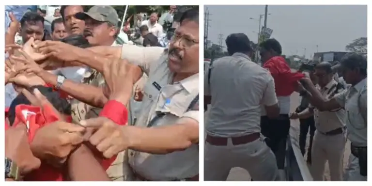 Protesters Clash With Police During Odisha Bandh In Bhadrak, One Held