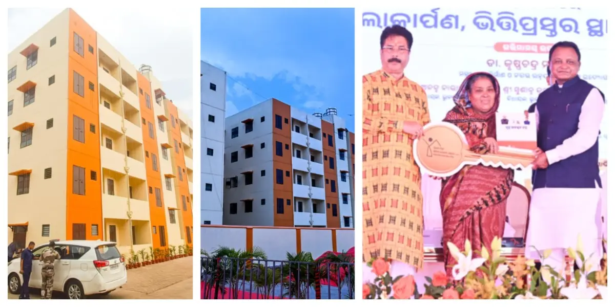 CM Mohan Majhi Inaugurates 1608 Affordable Houses In Odisha Capital, Launches PMAY-Urban BANDHU For Migrant Workers