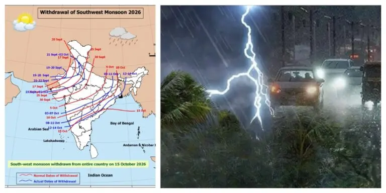 Monsoon Withdrawal Complete Amid Thunderstorm, Heavy Rain Warning In Odisha