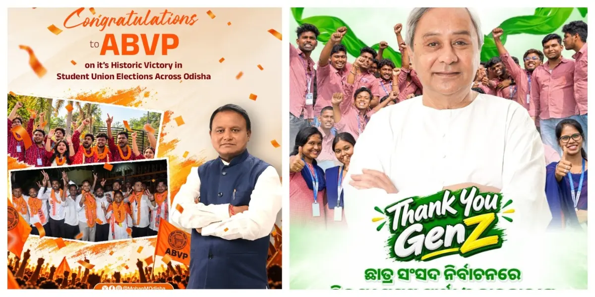 Odisha Student Polls: Mohan Majhi, Naveen Patnaik Trade Charges, Hail Gen Z While Congratulating Winners