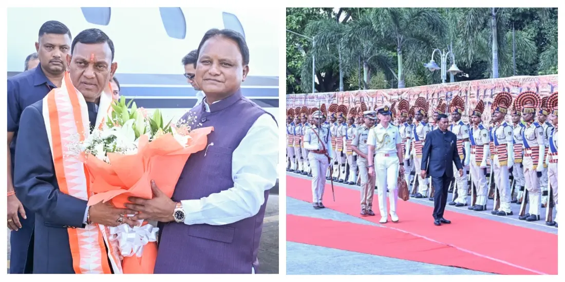 Odisha Governor Designate Braj Mohan Ram Arrives In Bhubaneswar