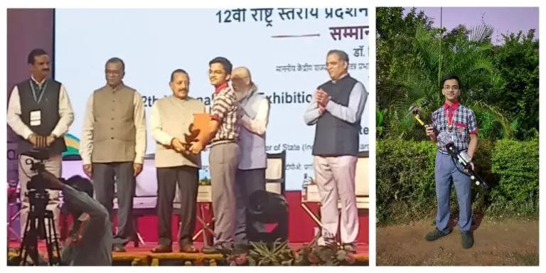 Odisha Student’s Walking Stick For Mountain Trekkers Earns INSPIRE MANAK Award