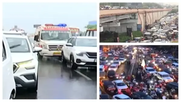 Festive Traffic Chaos Grips Bhubaneswar: Pandals Draw Massive Crowds, Ambulances Left Trapped