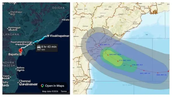Depression Forms In Bay; Set To Cross Andhra-Yanam Coast As Very Severe Cyclone