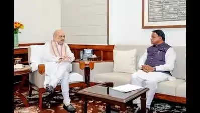 Mohan Majhi, Amit shah