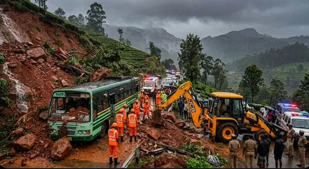 Nilgiris Landslides Leave Trail Of Destruction; Bus Driver Dies, Close Shave For Kerala Students