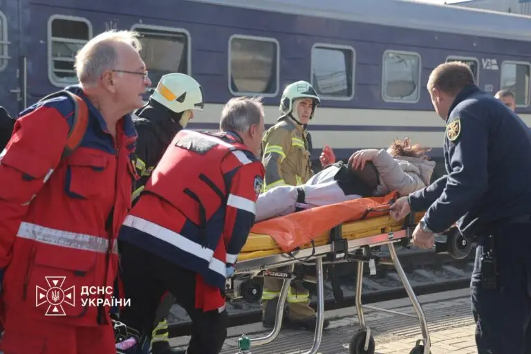 Russia drone attack on Ukraine station