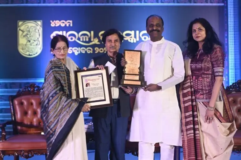 Sarala Puraskar Ashutosh Parida
