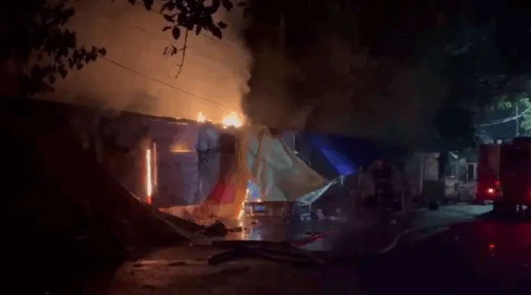 Fruit Shops Gutted In Fire At Vending Zone In Odisha’s Brahmapur