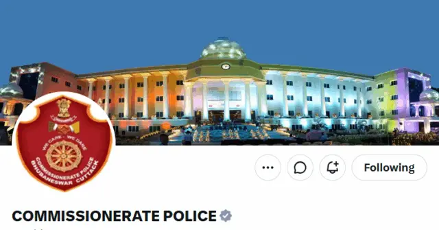 Bhubaneswar-Kataka Commissionerate Police’s X Account Hacked