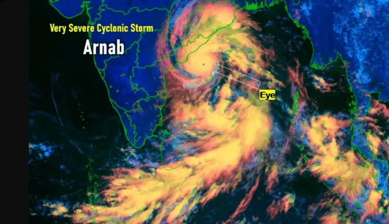 As Cyclone Arnab Nears, Heavy Rain Batters Odisha Amid Red Warning; Check Wind Speed Alert