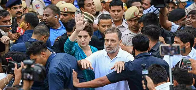 Rahul, Priyanka Detained Again As Opposition Steps Up Campaign Against CEC Gyanesh Kumar