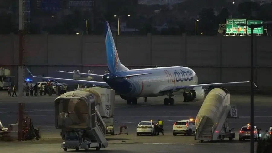 flydubai mid-air attack