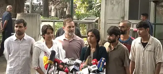 She Is Deaf In One Ear’: Rahul Gandhi Alleges Police Brutality Against Student Protesters
